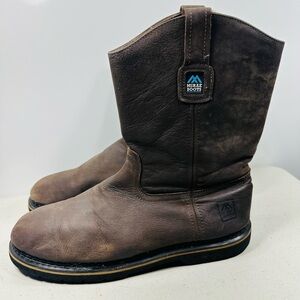 McRAE Industrial Boots Men’s Size 15 M Ruff Rider Leather Brown #MR85144